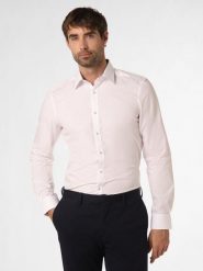 Finshley & Harding Koszula łatwa w prasowaniu Mężczyźni Slim Fit Bawełna biały, 43. Białe koszule męskie Finshley & Harding, m, bez wzorów, z bawełny, eleganckie, bez kołnierzyka, bez ramiączek. Za 179.95 zł.