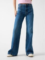 Guess Jeans Jeansy W6RA0R D6334 Niebieski Wide Leg. Niebieskie jeansy damskie Guess Jeans. Za 439.00 zł.