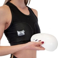 Biustonosz z miseczkami Metal Boxe. Czarne biustonosze METAL BOXE, bez wzorów, z lycry. Za 250.00 zł.