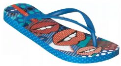 Japonki damskie plażowe do rekreacji Ipanema Lovely II. Czerwone klapki damskie Ipanema, z aplikacjami, z materiału, sportowe, bez obcasa, na płaskiej podeszwie. Za 142.60 zł.