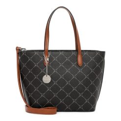 Tamaris Torebka Shopper TAS Anastasia Torby na zakupy 1 ct Czarny Damski. Czarne torby na ramię damskie Tamaris, z aplikacjami, z materiału, na ramię, bez dodatków. Za 219.99 zł.