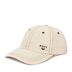 Czapka z daszkiem Roxy. Brązowe czapki i kapelusze damskie Roxy, bez wzorów. Za 69.99 zł.