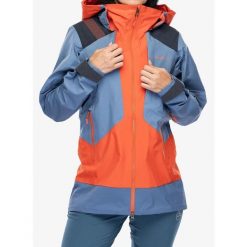 Kurtka przeciwdeszczowa damska La Sportiva Supercouloir GTX Pro Jkt. Brązowe kurtki damskie La Sportiva, bez wzorów, bez kaptura. Za 2,687.99 zł.