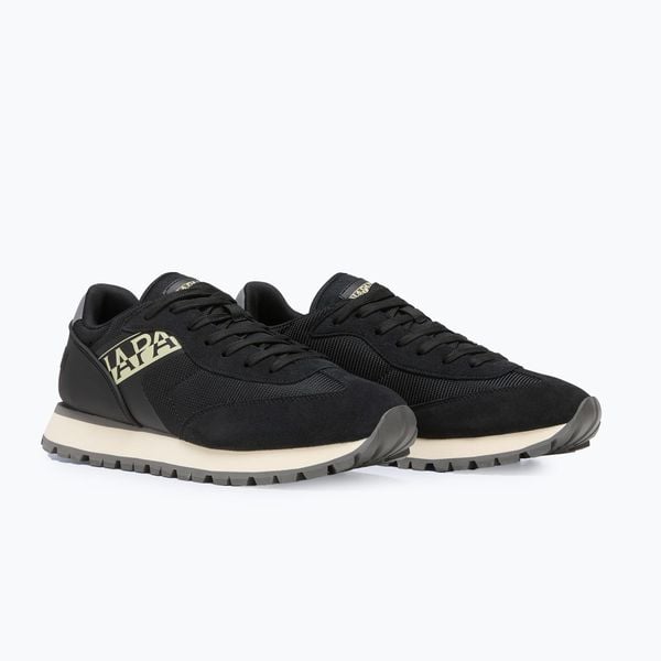 Buty męskie Napapijri Jet. Czarne trekkingi męskie Napapijri, trekkingowe. Za 299.99 zł.