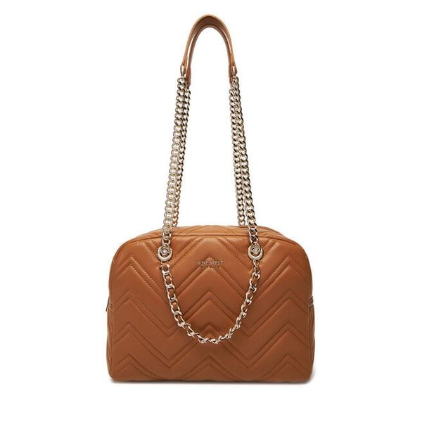 Torebka Nine West. Brązowe torebki do ręki damskie Nine West, bez wzorów, klasyczne, bez dodatków. Za 249.99 zł.