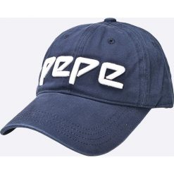 Pepe Jeans - Czapka. Szare czapki i kapelusze damskie Pepe Jeans, z bawełny. W wyprzedaży za 79.90 zł.
