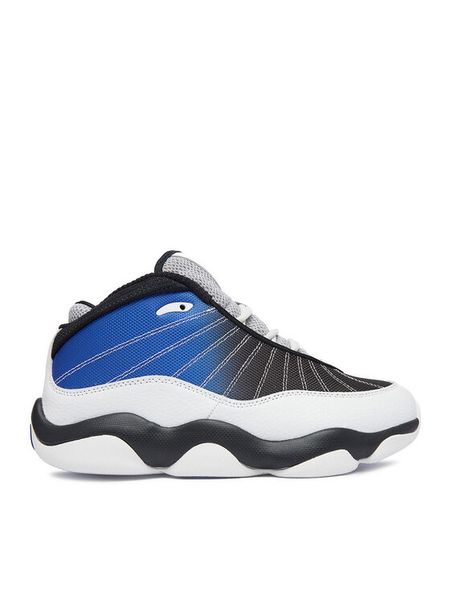 SHAQ Buty do koszykówki EO-NET AQ95088B-BWM Biały. Białe buty sportowe chłopięce Shaq, bez wzorów, ze skóry, bez zapięcia, do koszykówki. Za 266.99 zł.