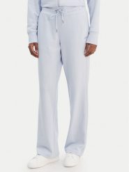 DKNY Sport Spodnie dresowe DP6P3794 Błękitny Regular Fit. Niebieskie spodnie dresowe damskie DKNY Sport, l, bez wzorów, z bawełny. Za 309.99 zł.