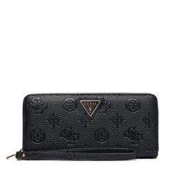 Portfel Guess. Czarne portfele damskie Guess, z aplikacjami. Za 199.99 zł.