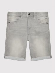 NAME IT Szorty jeansowe 13150022 Szary Slim Fit. Szare spodenki dla dziewczynek Name it, bez wzorów, z bawełny. Za 69.99 zł.