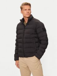 Tommy Hilfiger Kurtka zimowa MW0MW37259 Czarny Regular Fit. Czarne kurtki męskie Tommy Hilfiger, na zimę, m, bez wzorów, z syntetyku, bez kaptura. Za 689.99 zł.