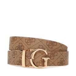 Pasek Damski Guess. Brązowe paski damskie Guess, z aplikacjami. Za 159.99 zł.