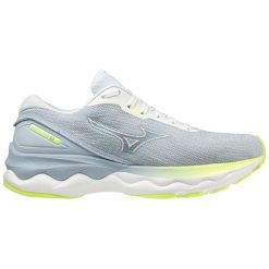 Buty do biegania damskie Mizuno Wave Skyrise 3. Białe obuwie sportowe damskie Mizuno, bez wzorów, z materiału, do biegania, mizuno wave. Za 269.99 zł.