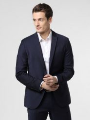 Drykorn Marynarka Mężczyźni Slim Fit Sztuczne włókno niebieski, 46. Niebieskie marynarki męskie DRYKORN, bez wzorów, z materiału. Za 1,399.95 zł.