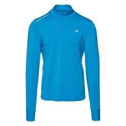 Bluza Martes Essentials Runlo. Niebieskie bluzy męskie MARTES ESSENTIALS, l, bez wzorów, z elastanu, bez kaptura, do biegania. Za 88.17 zł.