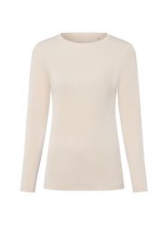 Brookshire koszulka z długim rękawem Kobiety Bawełna beżowy, XXXL. Brązowe t-shirty damskie brookshire, uniwersalny, bez wzorów, z bawełny, klasyczne, bez kołnierzyka. Za 99.95 zł.