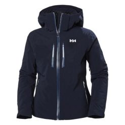 Damska kurtka narciarska Helly Hansen Alphelia lifaloft. Niebieskie kurtki snowboardowe damskie Helly Hansen, s, bez wzorów, bez kaptura, narciarskie. W wyprzedaży za 2,188.00 zł.