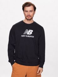 New Balance Bluza MT3153 Czarny Relaxed Fit. Czarne bluzy męskie New Balance, l, bez wzorów, z syntetyku, bez kaptura. Za 189.99 zł.