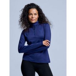 Pully - Damskie - Four Seasons Lightweight 2.0 - Granatowe. Niebieskie bluzy sportowe damskie POEDERBAAS, m, bez wzorów, z elastanu, bez kaptura, narciarskie. W wyprzedaży za 199.42 zł.