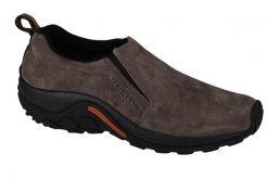 Buty trekkingowe męskie Merrell Jungle Moc. Brązowe trekkingi męskie Merrell, trekkingowe. Za 433.00 zł.