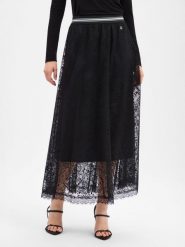 Marc Cain spódnica z koronki Kobiety czarny, 38. Czarne spódnice damskie Marc Cain, bez wzorów, z koronki, eleganckie. Za 1,149.95 zł.