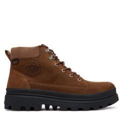 Trapery Palladium. Brązowe śniegowce i trapery męskie Palladium, bez zapięcia. Za 769.99 zł.