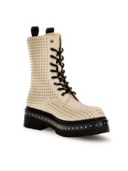 Guess Trapery Joya FL7JYA PEL10 Beżowy. Brązowe śniegowce i trapery damskie Guess, ze skóry. Za 929.99 zł.