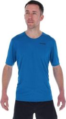 Koszulka treningowa męska Inov-8 Performance Short Sleeve. Niebieskie koszulki sportowe męskie Inov-8, m, bez wzorów, z materiału, bez kołnierzyka, bez ramiączek, do biegania. Za 194.90 zł.