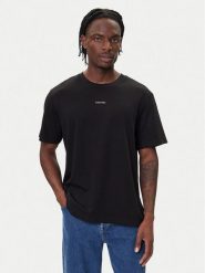 Calvin Klein Polo LV04LC241G Czarny Regular Fit. Czarne koszulki polo męskie Calvin Klein, m, bez wzorów, z bawełny, bez ramiączek. Za 159.99 zł.