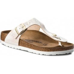 Japonki BIRKENSTOCK - Gizeh Bs 0847433 Shiny Snake Cream. Klapki damskie marki Birkenstock. Za 289.00 zł.