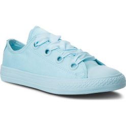 Trampki CONVERSE - Ctas Big Eyelets Ox 661874C Cyan Tint/Cyan Tint/Cyan Tint. Półbuty damskie marki Converse. W wyprzedaży za 179.00 zł.