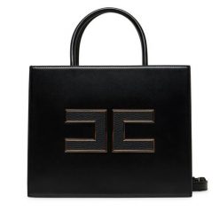 Torebka Elisabetta Franchi. Czarne torebki do ręki damskie Elisabetta Franchi, bez wzorów, klasyczne, bez dodatków. Za 1,819.00 zł.