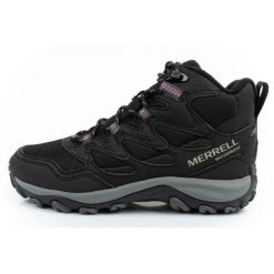 Buty Merrell West Rim Sport Thermo J036814 czarne. Czarne obuwie sportowe damskie bez wzorów, z gumy, trekkingowe. Za 501.43 zł.