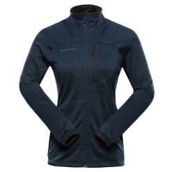 Bluza damska turystyczna szybkoschnąca Alpine Pro Onneca 3. Niebieskie bluzy damskie Alpine Pro, bez wzorów, bez kaptura. W wyprzedaży za 299.00 zł.