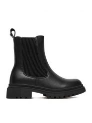 DeeZee Botki CEO-CS5819-03 Czarny. Czarne botki dziewczęce DeeZee, z materiału, bez zapięcia. Za 149.99 zł.