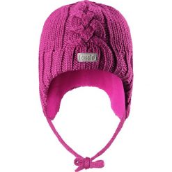 Czapka dziecięca 718724-4800 różowa r. 42-44. Czerwone czapki dla dzieci Lassie by Reima, bez wzorów. Za 51.38 zł.