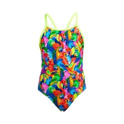 Strój kąpielowy dziewczęcy Funkita Bright Birds Diamond Back. Żółte stroje kąpielowe dla dziewczynek FUNKITA, bez wzorów, z poliesteru. Za 169.99 zł.