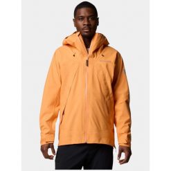 Płaszcz przeciwdeszczowy męski Columbia Northwest Explorer 3L Shell. Brązowe kurtki męskie Columbia, l, bez wzorów, trekkingowe. Za 999.00 zł.
