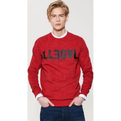 Bluza z napisem - Czerwony. Czerwone bluzy damskie House, z napisami. Za 89.99 zł.