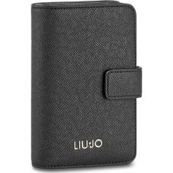 Duży Portfel Damski LIU JO - M Zip Around Manhattan A18175 E0499 Nero 22222. Czarne portfele damskie Liu Jo, ze skóry ekologicznej. W wyprzedaży za 249.00 zł.