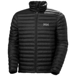 Kurtka puchowa Helly Hansen Sirdal. Czarne kurtki męskie Helly Hansen, xl, bez wzorów, z poliesteru, bez kaptura. Za 653.50 zł.