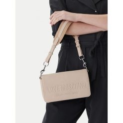 Torebka LOVE MOSCHINO. Białe torebki do ręki damskie Love Moschino, bez wzorów, klasyczne, bez dodatków. Za 486.99 zł.