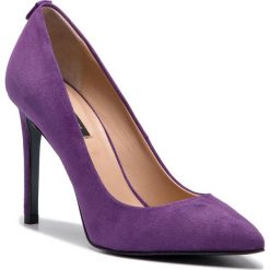 Szpilki PATRIZIA PEPE - 2V8057/A3KX-M355 Galaxy Violet. Fioletowe półbuty damskie Patrizia Pepe, bez wzorów, ze skóry, bez obcasa, na obcasie, bez zapięcia. W wyprzedaży za 459.00 zł.
