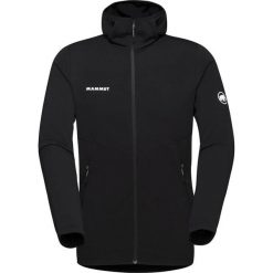 Bluza trekkingowa męska Mammut Aconcagua Light ML Hooded. Czarne bluzy męskie Mammut, l, bez wzorów, bez kaptura. Za 559.99 zł.