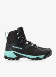 Buty trekkingowe damskie Mammut Sapuen High GTX. Czarne trekkingi damskie Mammut, trekkingowe, gore-tex. Za 802.25 zł.