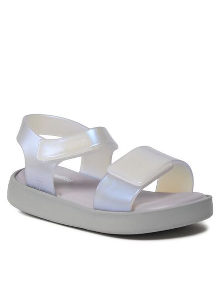 Melissa Sandały Mini Melissa Jump Bb 32834 Szary. Szare sandały dziewczęce Melissa, z tworzywa sztucznego, bez zapięcia. Za 259.99 zł.