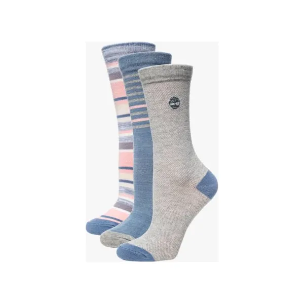 Timberland Skarpety 3Pk Mix Pattern Crew , multicolor, rozmiar M. Czerwone skarpety damskie Timberland, bez wzorów, z bawełny. W wyprzedaży za 63.99 zł.