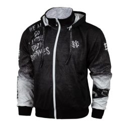 Bluza sportowa męska EXTREME HOBBY PSYCHO CLOWN. Czarne bluzy męskie EXTREME HOBBY, m, bez wzorów, z poliesteru, z kapturem. Za 259.00 zł.