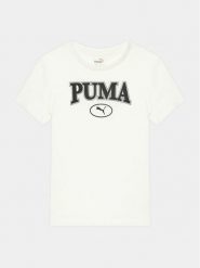 Puma T-Shirt Squad 676441 Écru Regular Fit. T-shirty i topy dla dziewczynek Puma, bez wzorów, z bawełny, bez ramiączek. Za 99.99 zł.