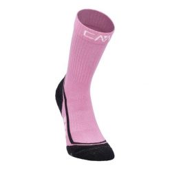 Skarpety damskie CMP Trekking Sock SuperSoft 50 Mid. Czerwone skarpety damskie CMP, bez wzorów. Za 40.99 zł.